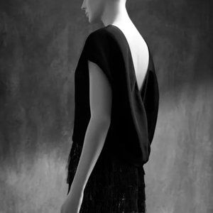 Formal event cocktail little black party dress